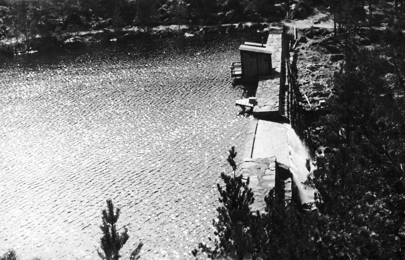 Bjørkedalsdammen 1950 åra (Hesja)
